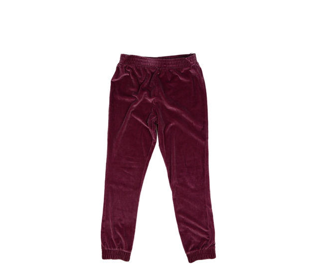 Růžové semišové tepláky Nutmeg