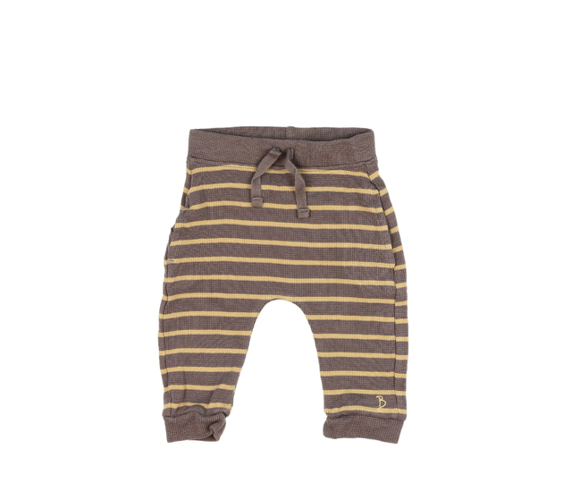 Hnědé pruhované tepláčky George