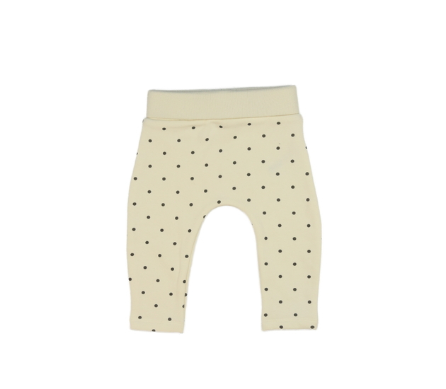 Krémové teplé legíny s kolečky Nutmeg