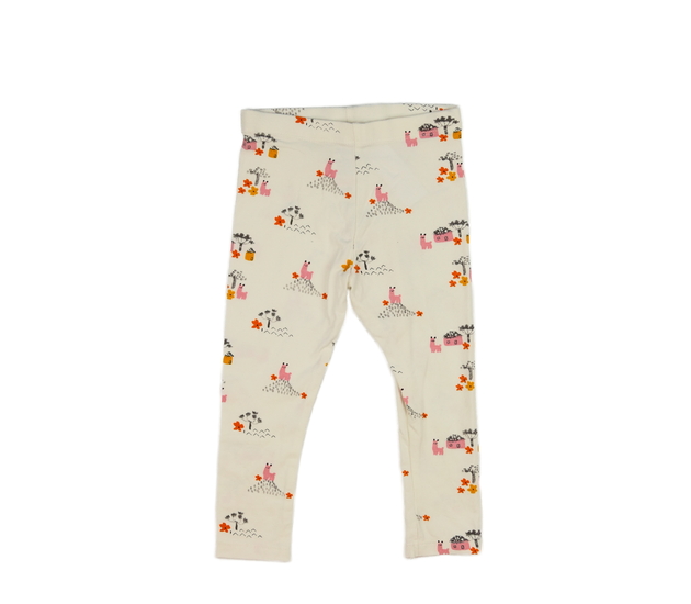 Krémové legíny s alpakami M&S