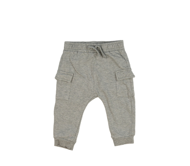 Šedé melírované tepláky Nutmeg