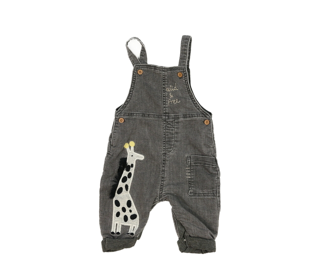 Šedé lacláče s podšívkou se žirafou Next