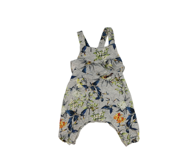 Šedé květinové lacláče Next