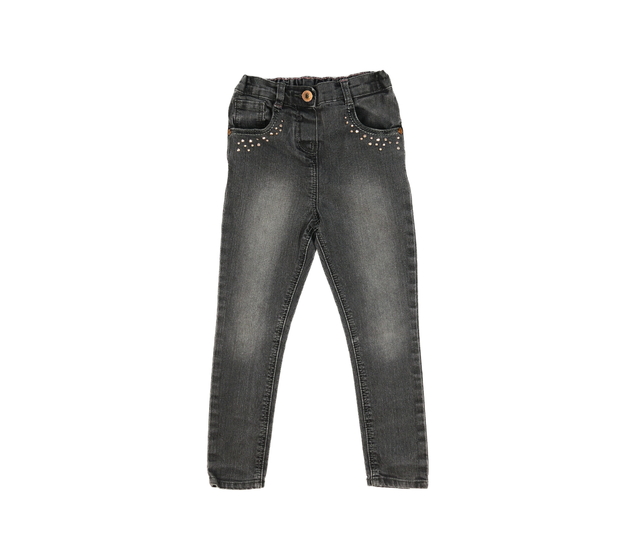 Šedé melírované rifle s kamínky George