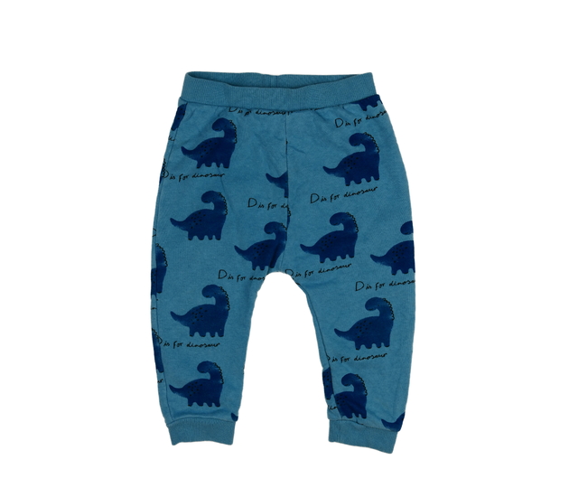 Modré tepláky s dinosaury Next