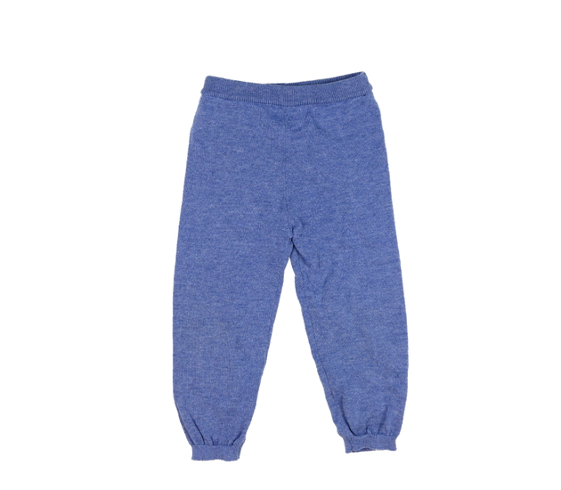 Modré pletené legíny 