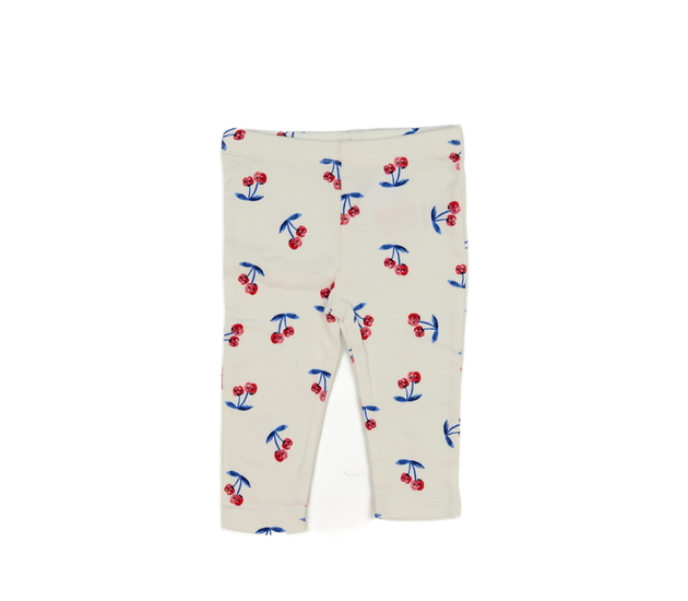 Krémové legíny s třešněmi Bluezoo 