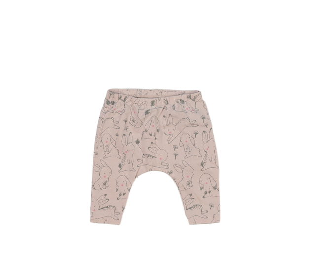 Světle růžové legíny se zajíčky Next