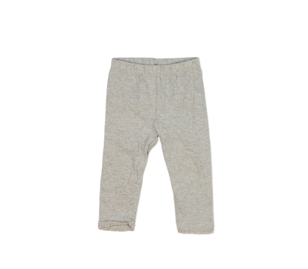 Šedé melírované legíny s volánky Nutmeg