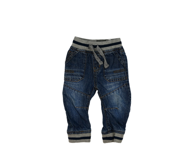 Modré rifle s podšívkou Primark 