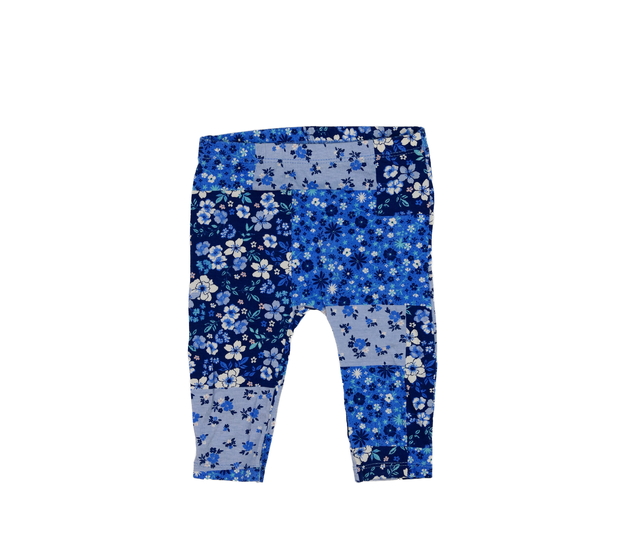 Modré květinové legíny M&Co