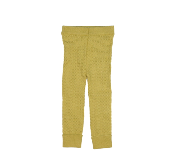 Žluté pletené legíny George