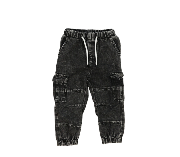 Šedé melírované rifle 