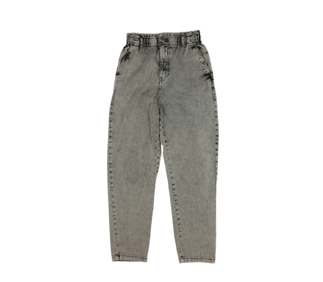 Šedé melírované širší rifle H&M