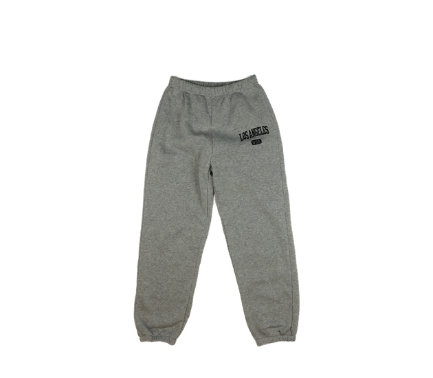 Šedé melírované tepláky 