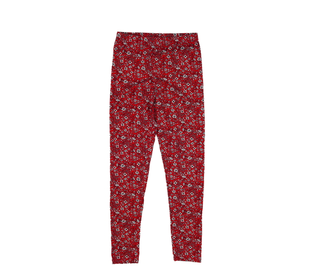 Červené květinové legíny Tu 