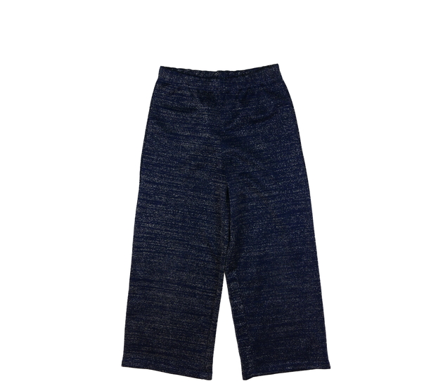 Modré společenské lesklé široké kalhoty George