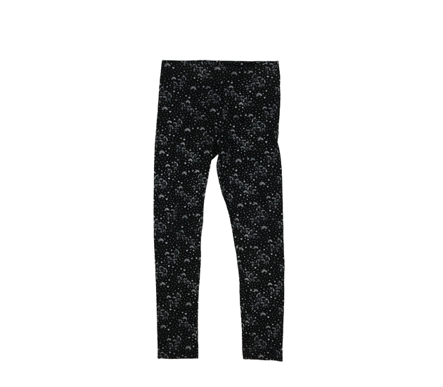 Černé legíny s jednorožci F&F