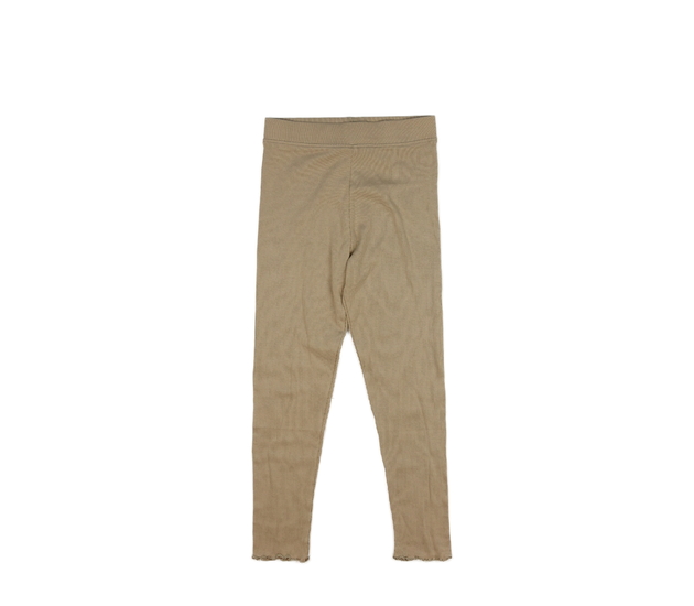 Hnědé žebrované legíny Primark 