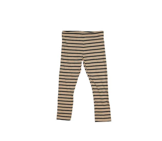 Hnědé pruhované legíny F&F