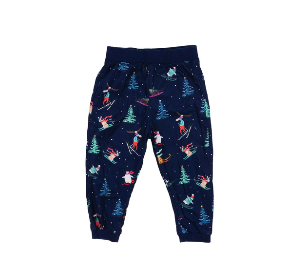 Modré tepláčky s obrázky F&F