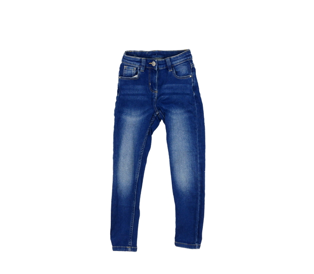 Modré elastické melírované rifle Next