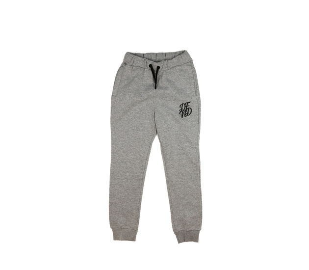 Šedé melírované tepláky 