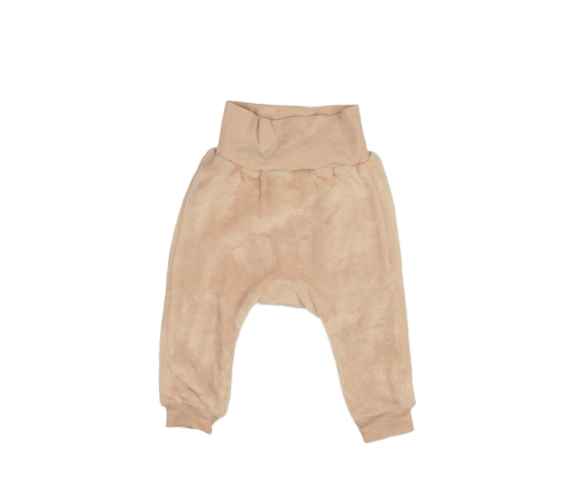 Hnědé vyteplené chlupaté legíny H&M