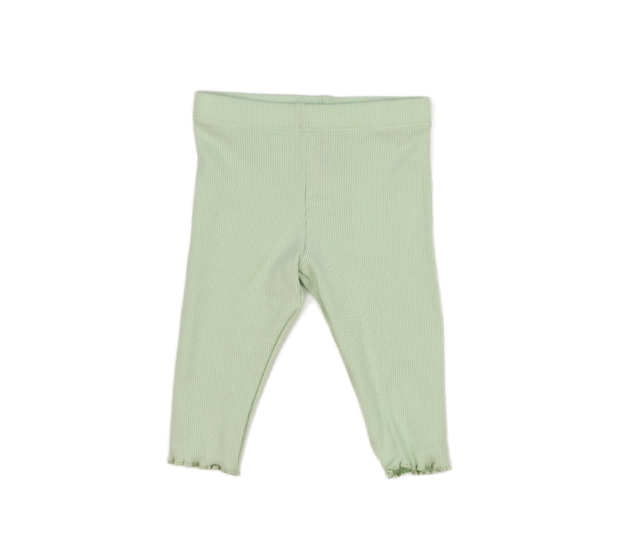Světle zelené žebrované legíny F&F