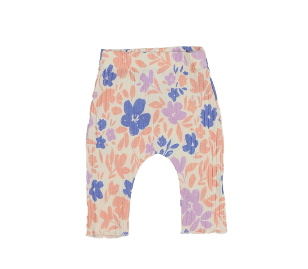 Krémové květinové legíny George