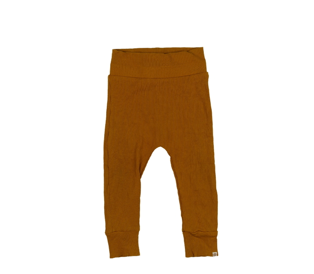 Hnědé žebrované legíny George