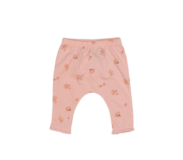 Růžové květinové legíny Next