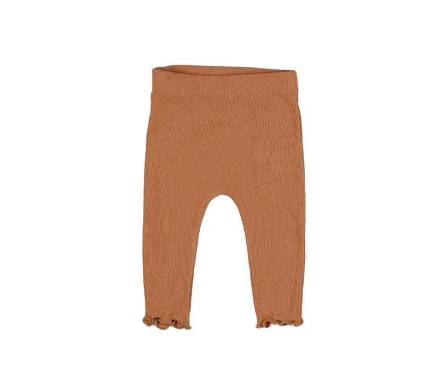 Oranžové žebrované legíny George