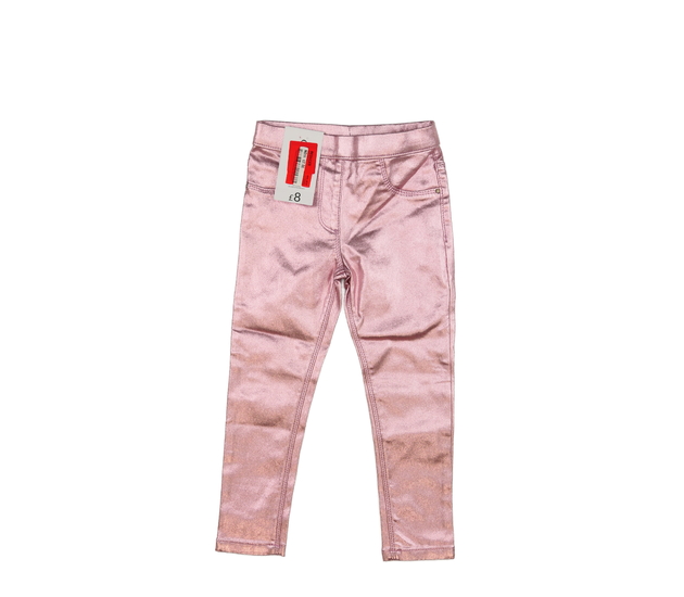 Nové růžové lesklé džegíny George