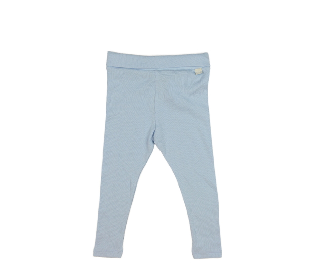 Modré žebrované legíny M&S