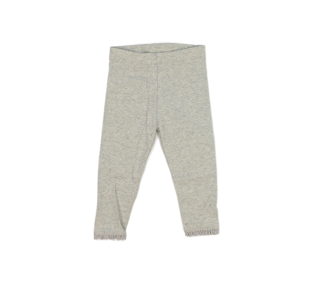 Šedé melírované legíny s krajkou Next