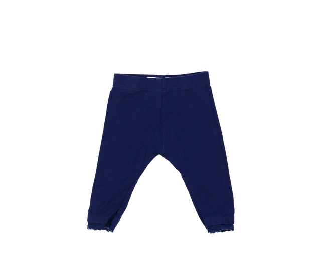 Tmavě modré legíny s krajkou M&S