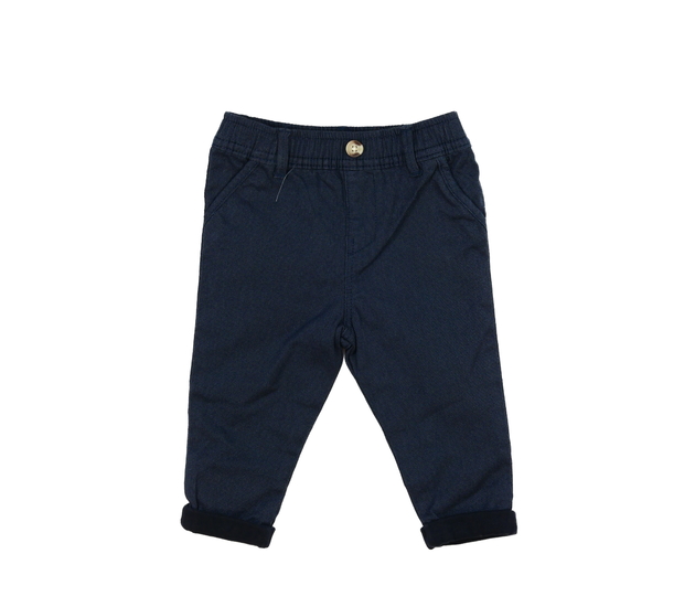 Tmavě modré kalhoty s podšívkou F&F