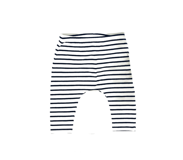 Bílé legíny s modrými pruhy Next