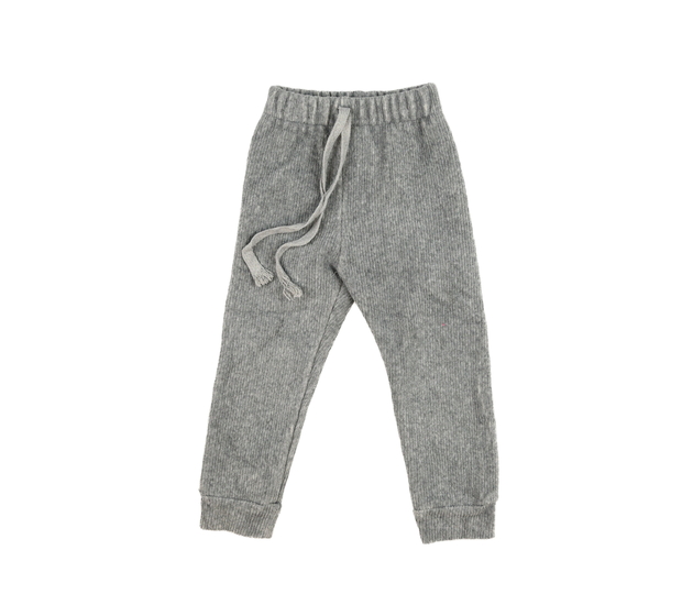 Šedé vyteplené tepláčky 