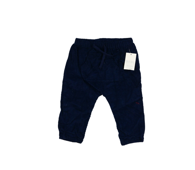 Nové modré manšestrové kalhoty s podšívkou 