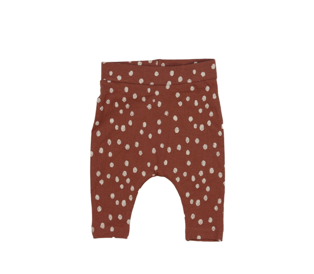 Starorůžové vzorované legíny Nutmeg