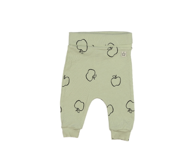 Zelené legíny s jablíčky 