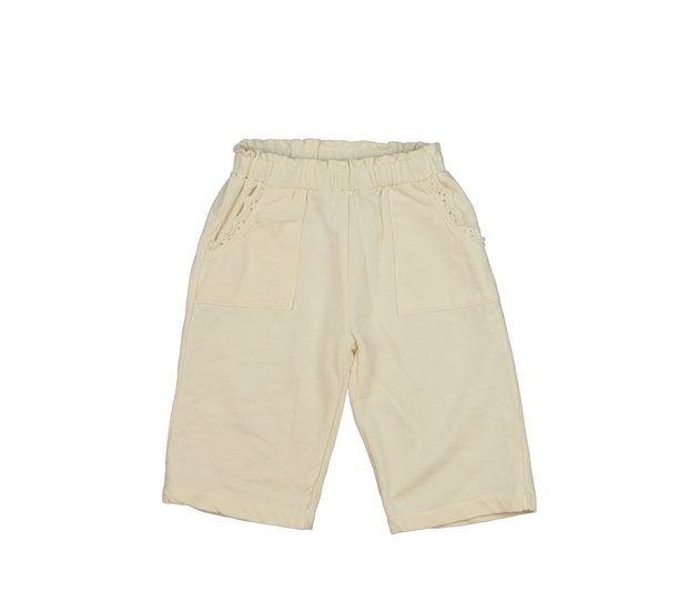 Krémové tepláčky se širokými nohavicemi Mothercare