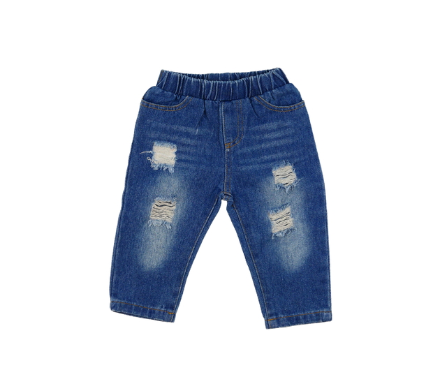 Hnědé trhané rifle 