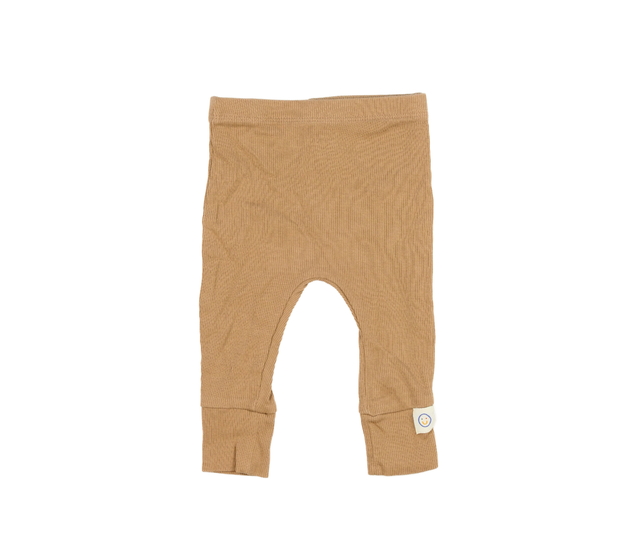 Hnědé žebrované legíny George