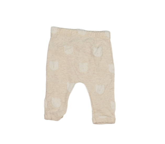 Hnědé melírované legíny s medvědy F&F