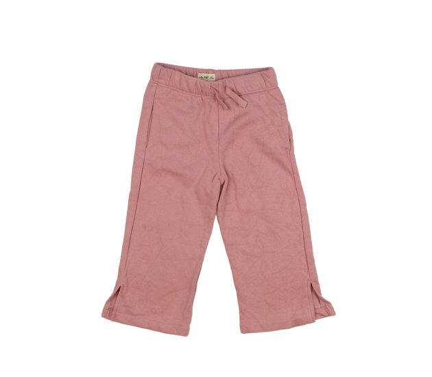 Růžové zvonové tepláky F&F