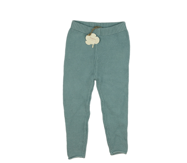 Nové modré pletené legíny 