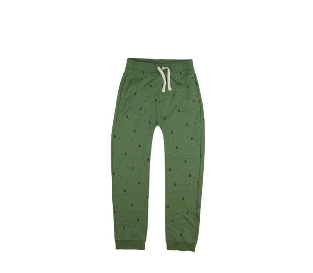 Zelené slabé vzorované tepláky George